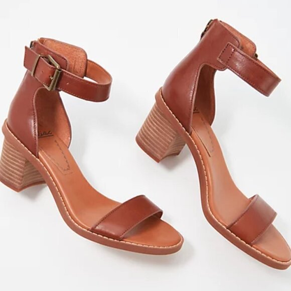 Zodiac Leather Adjustable Heeled Sandals - Ilsa - Picture 1 of 8